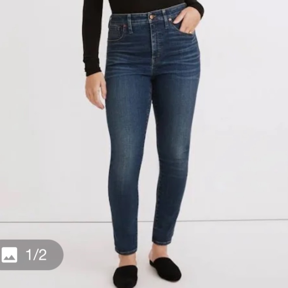 Madewell curvy high-rise skinny jeans
